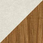 Beige & Light Walnut