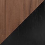 Walnut & Black