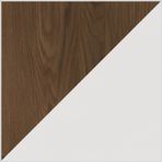 White & Walnut