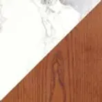 White & Walnut
