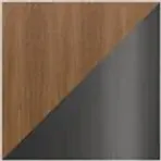 Walnut Color & Dark Gray