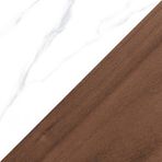White & Walnut