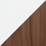Walnut & White
