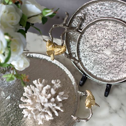 Alvada Silver Decorative Tray