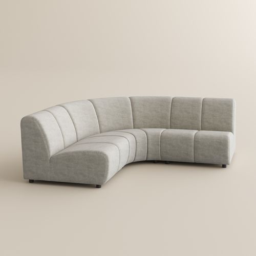 219Modern Minimalist Curve  Sofa