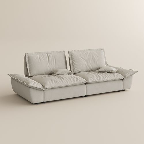 265cm Sailboat Deep Sofa with Adjustable Backrest
