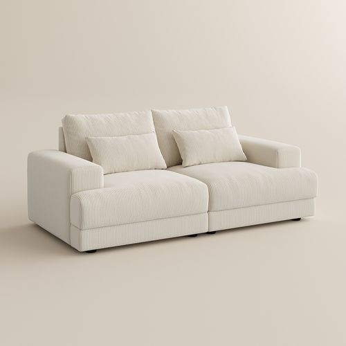 73" Modular Loveseat Comfy Sofa