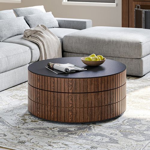 Mid Century Modern Coffee Table with Storage