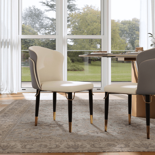 Modern Upholstered Dining Chairs Set of 2