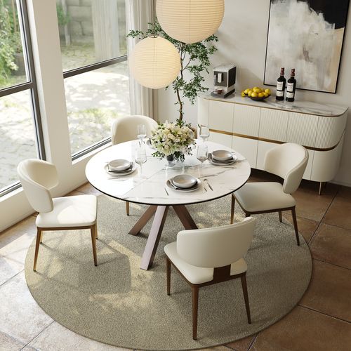 Oval Dining Room Set for 4-6