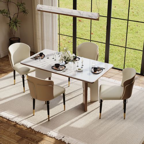 63" Rectangular Dining Table for 4