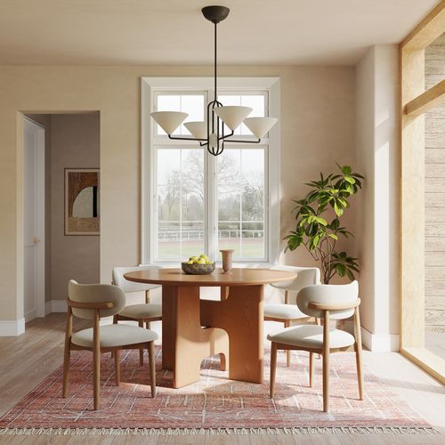 119 Mid-Century Modern Wooden Dining Table