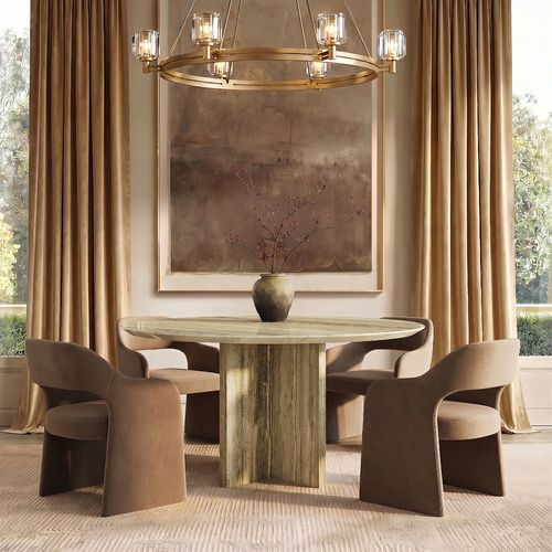 Round Marble Dining Table