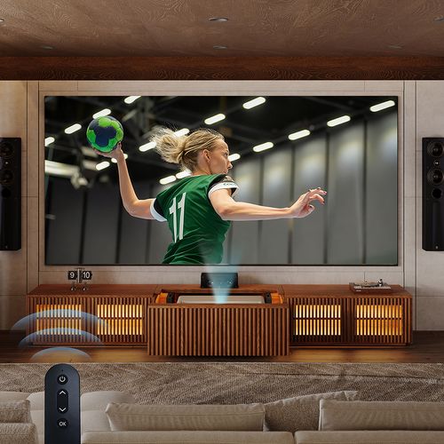 118" Modern Electric UST Projector TV Stand