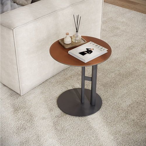 17'' C-Shaped Minimalist Side Table
