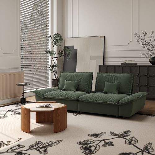 Green Water-Proof Sofa & Coffee Table Set