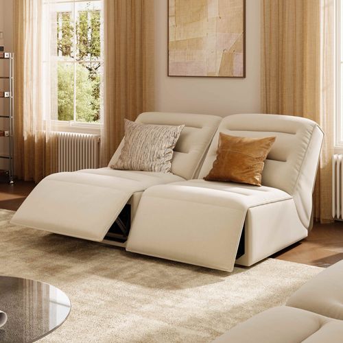 67" Modern Power Reclining Loveseat for Apartment