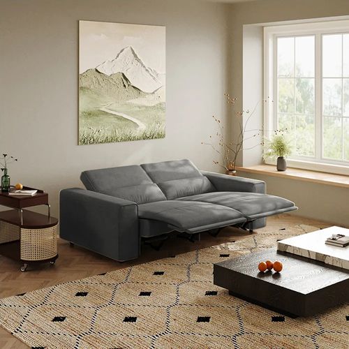 79'' Power Reclining Sofa Couch Recliner