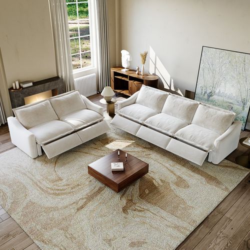 84" & 121" Power Reclining Sofa Set 2-Piece