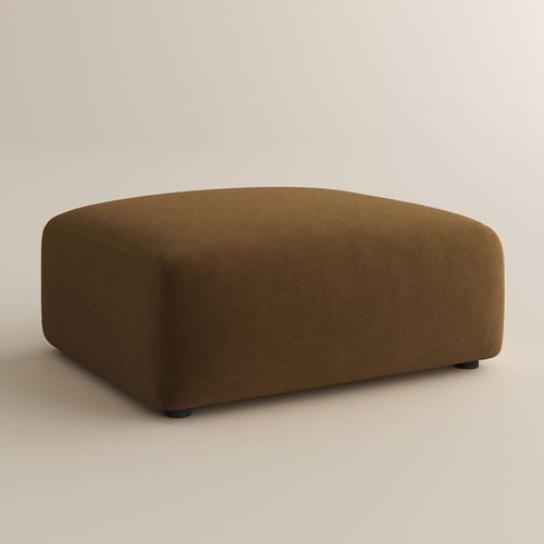 Conto-Brown Ottoman-Vintage Scratch-resistent Sofa