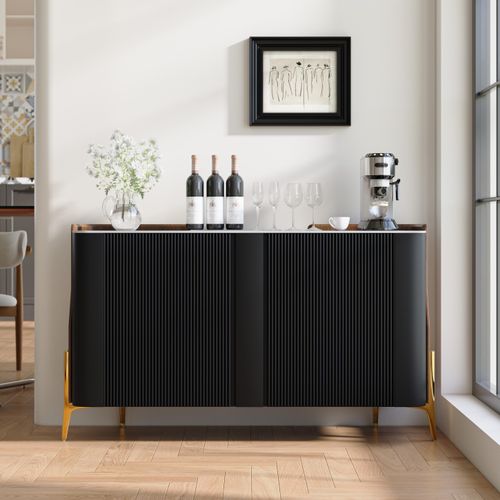 57'' Modern Storage Cabinet with Pandora Sintered Stone Top