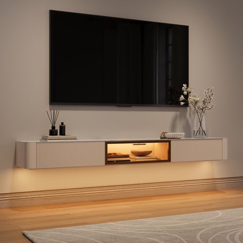 78.7" Modern Minimalist Floating TV Stand
