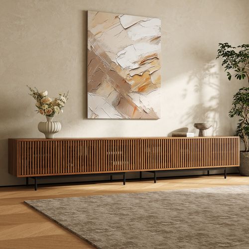 118.11" Mid-Century Modern TV Stand