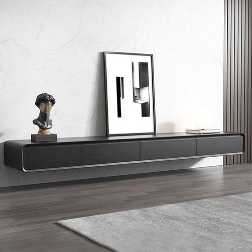 95"  Black Floating TV Stand