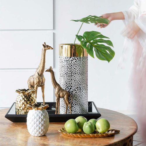 Modern Vase with Tall Cylinder Silhouette