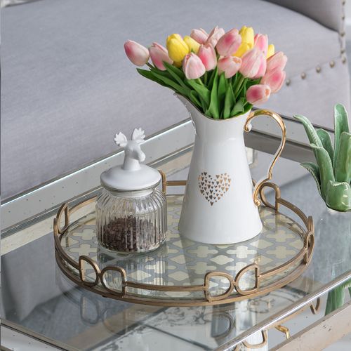 Valentina Gold Decorative Tray