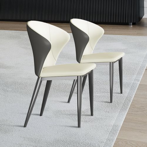 Chaise de salle à manger moderne à oreilles