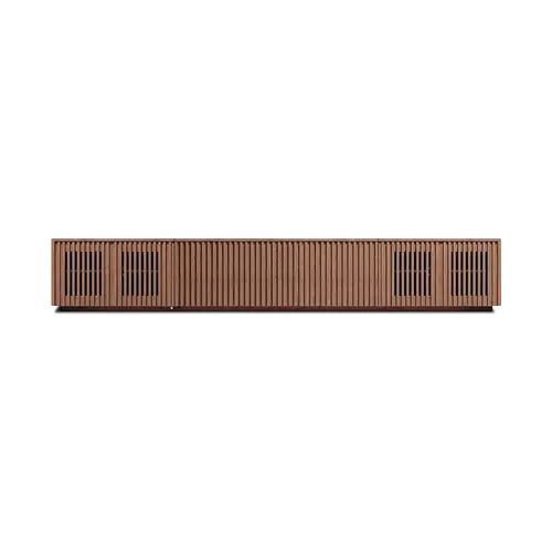 $50 Deposit| 102.5'' Walnut Two-Axis Motorized Media Console for UST Projector CSUC101