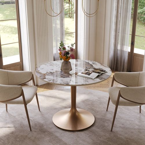 35'' Tulip Pedestal Dining Table