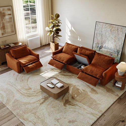 2-Piece Power Recliner Sofa Set