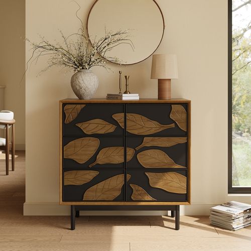 39" Mid-Century Modern Accent Cabinet with Storage
