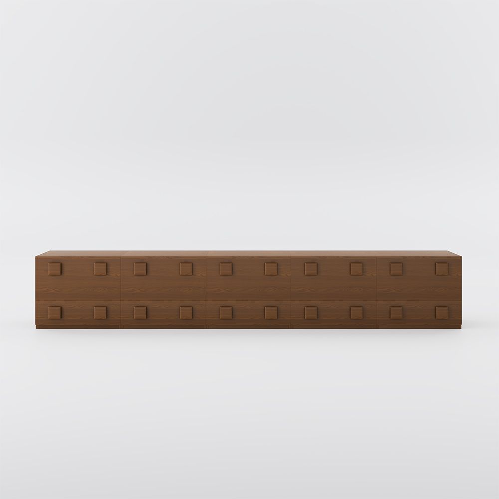 Brown Walnut Color Plywood TV Stands