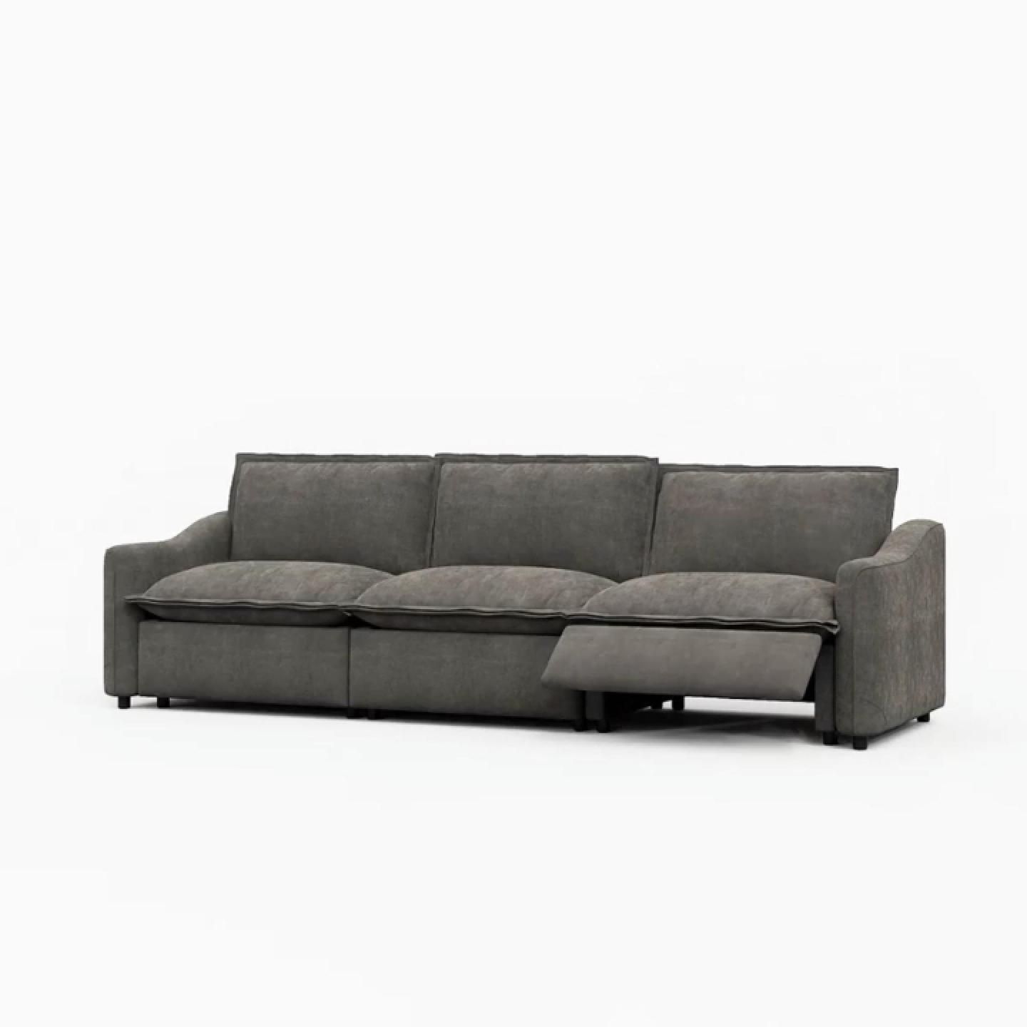 Living Room Khaki Fabric Smart Furniture