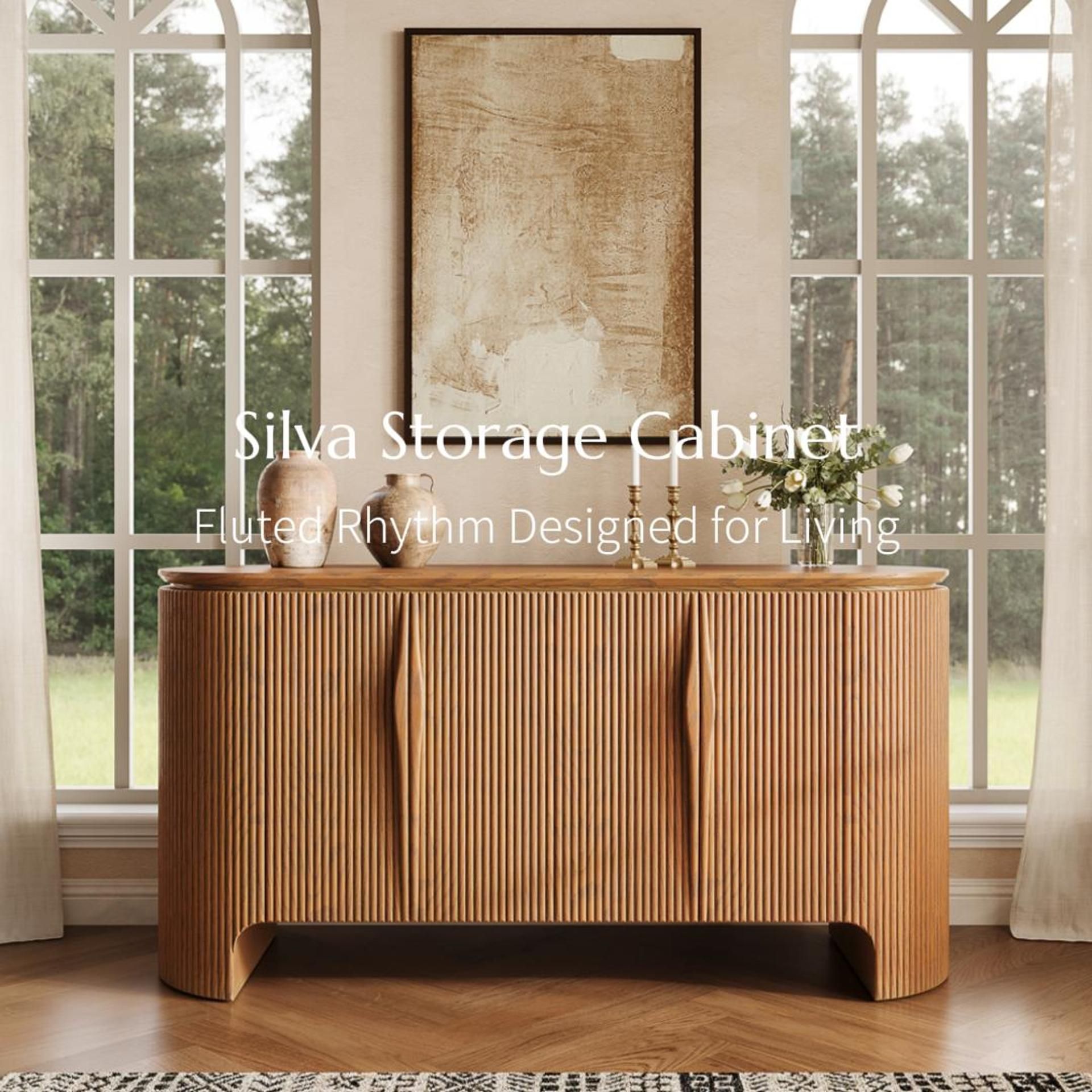 Mid Century Modern Walnut Color MDF Cabinets & Chests