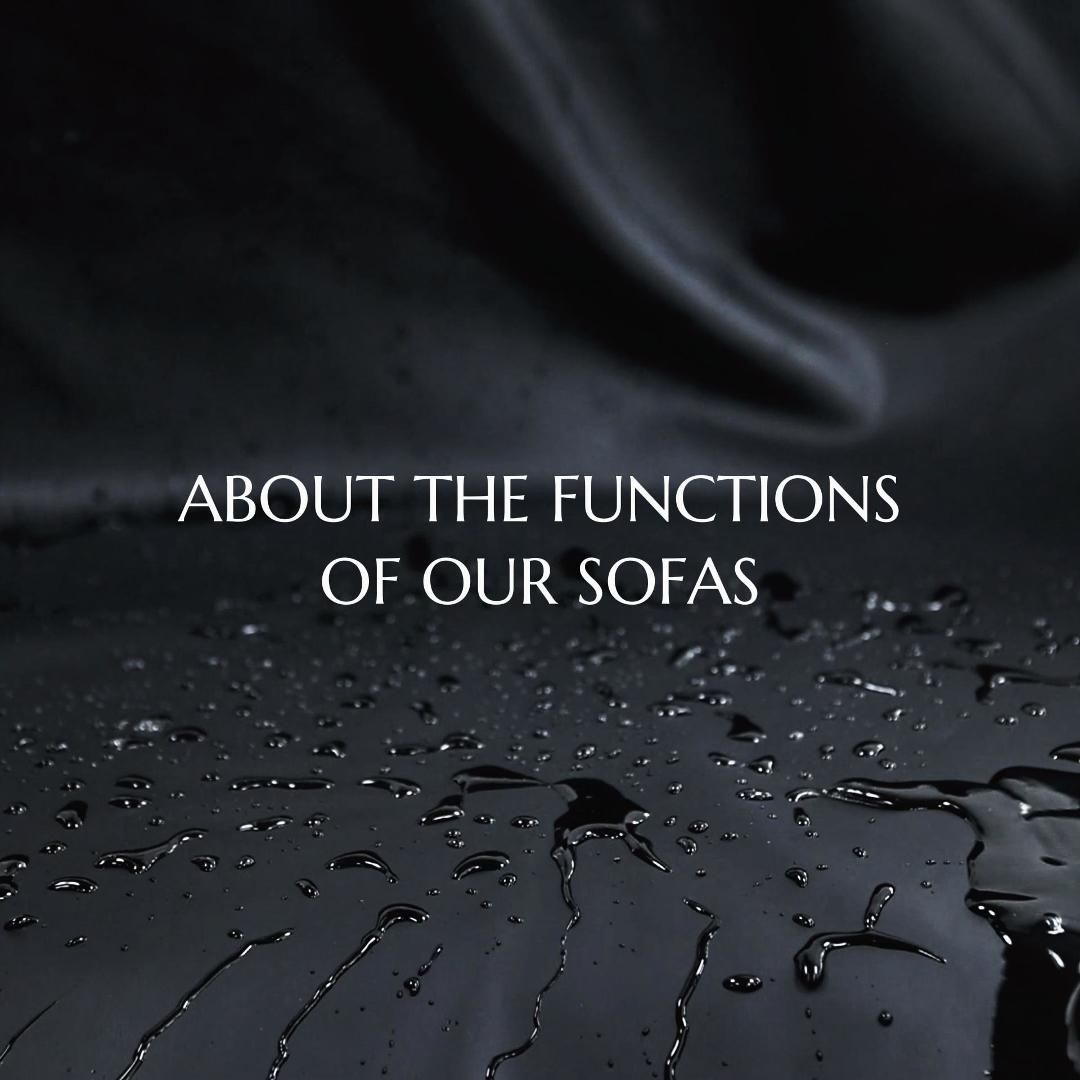 Living Room Black Eco PU Leather Sofas & Loveseats