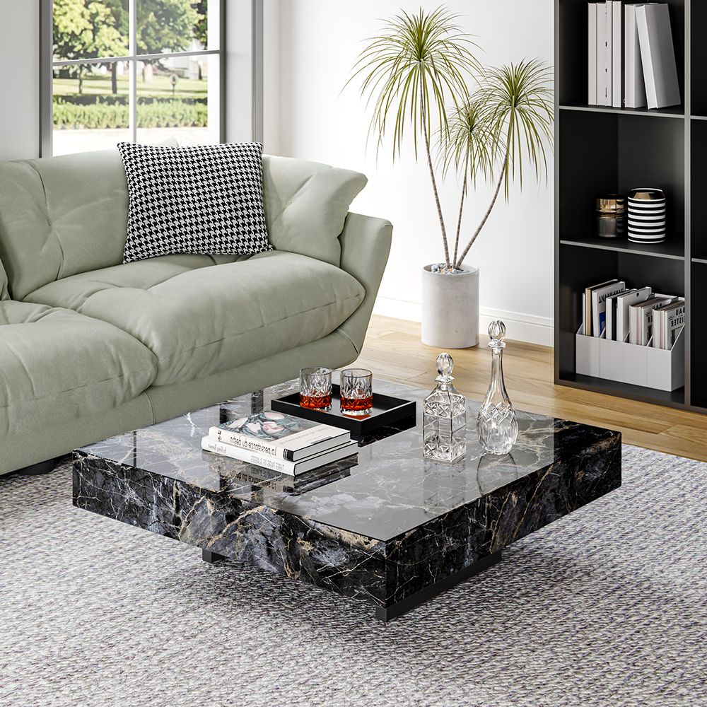 Square Black Coffee Tables
