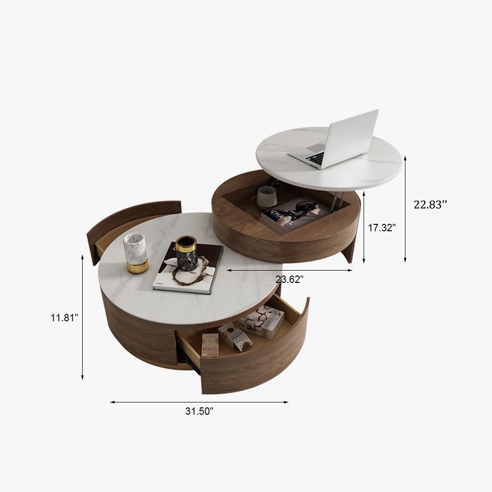 Lift top Brown MDF Coffee Tables