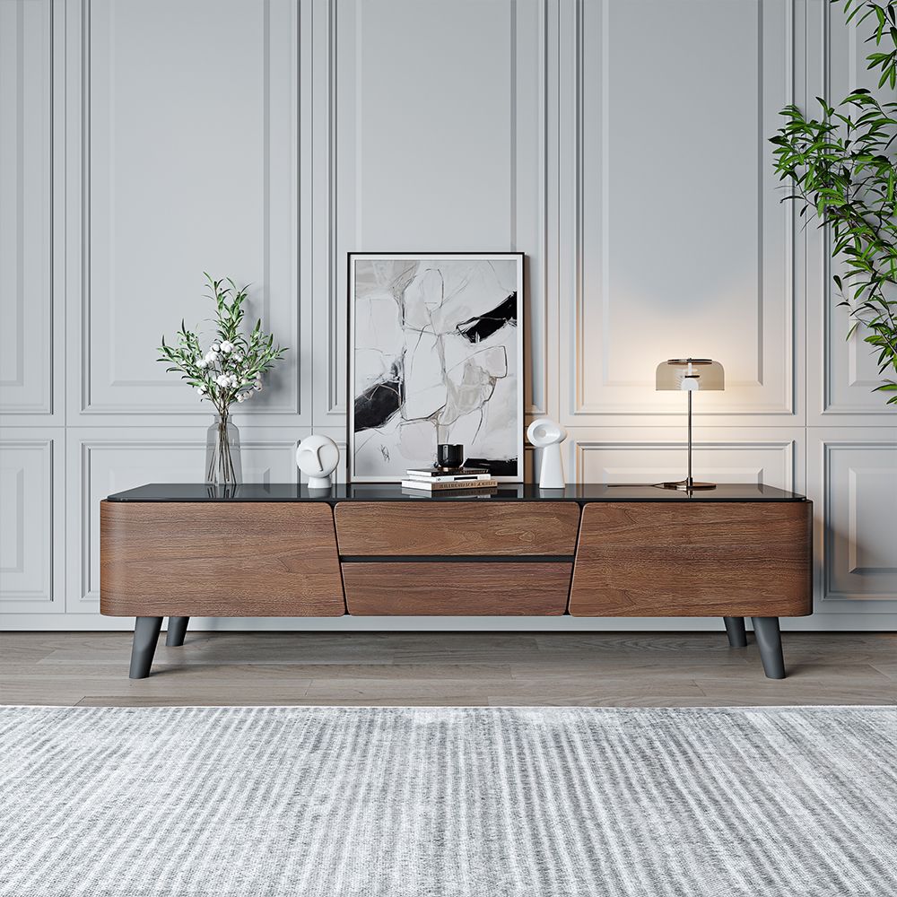 Dark Wood MDF TV Stands