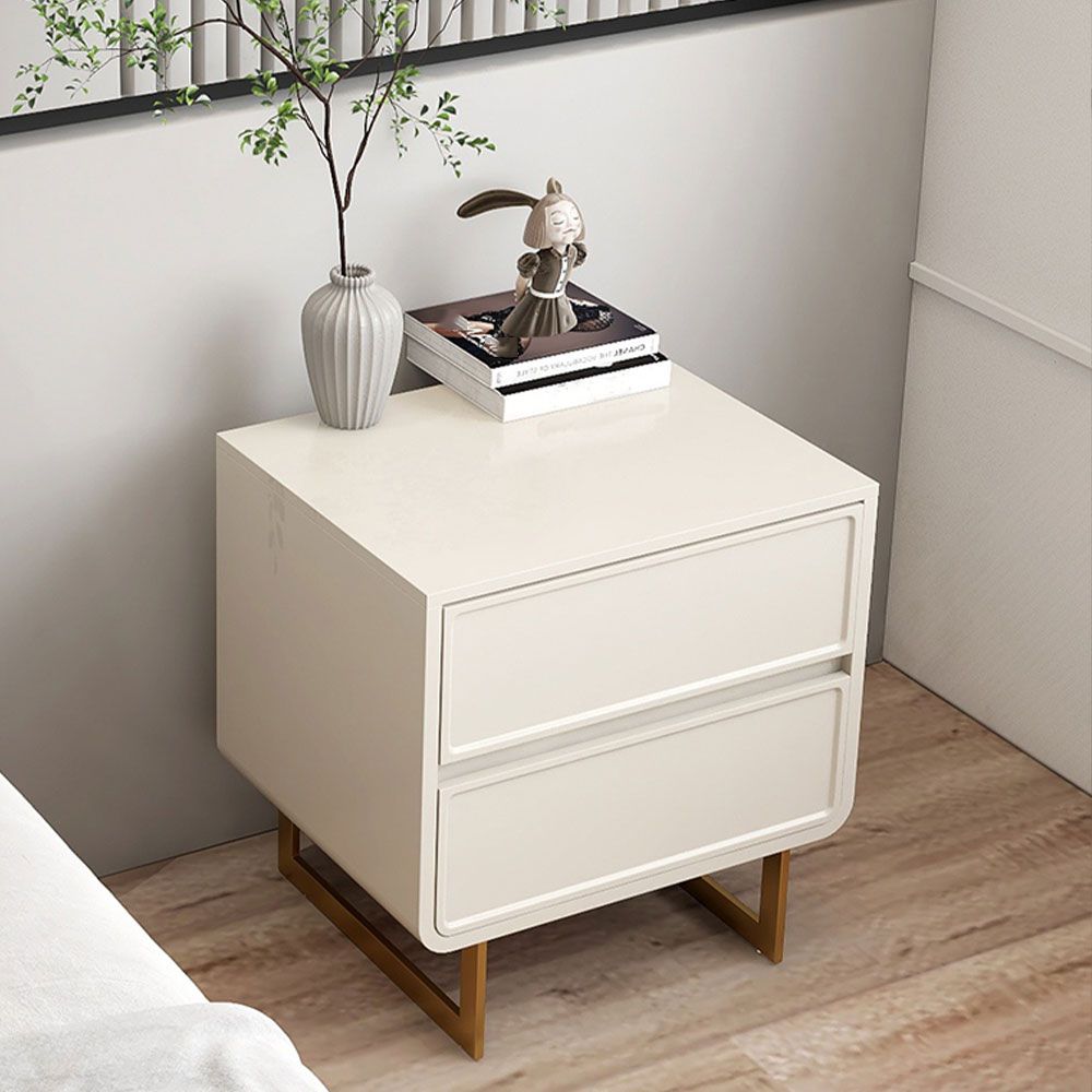 Modern Beige MDF Nightstands