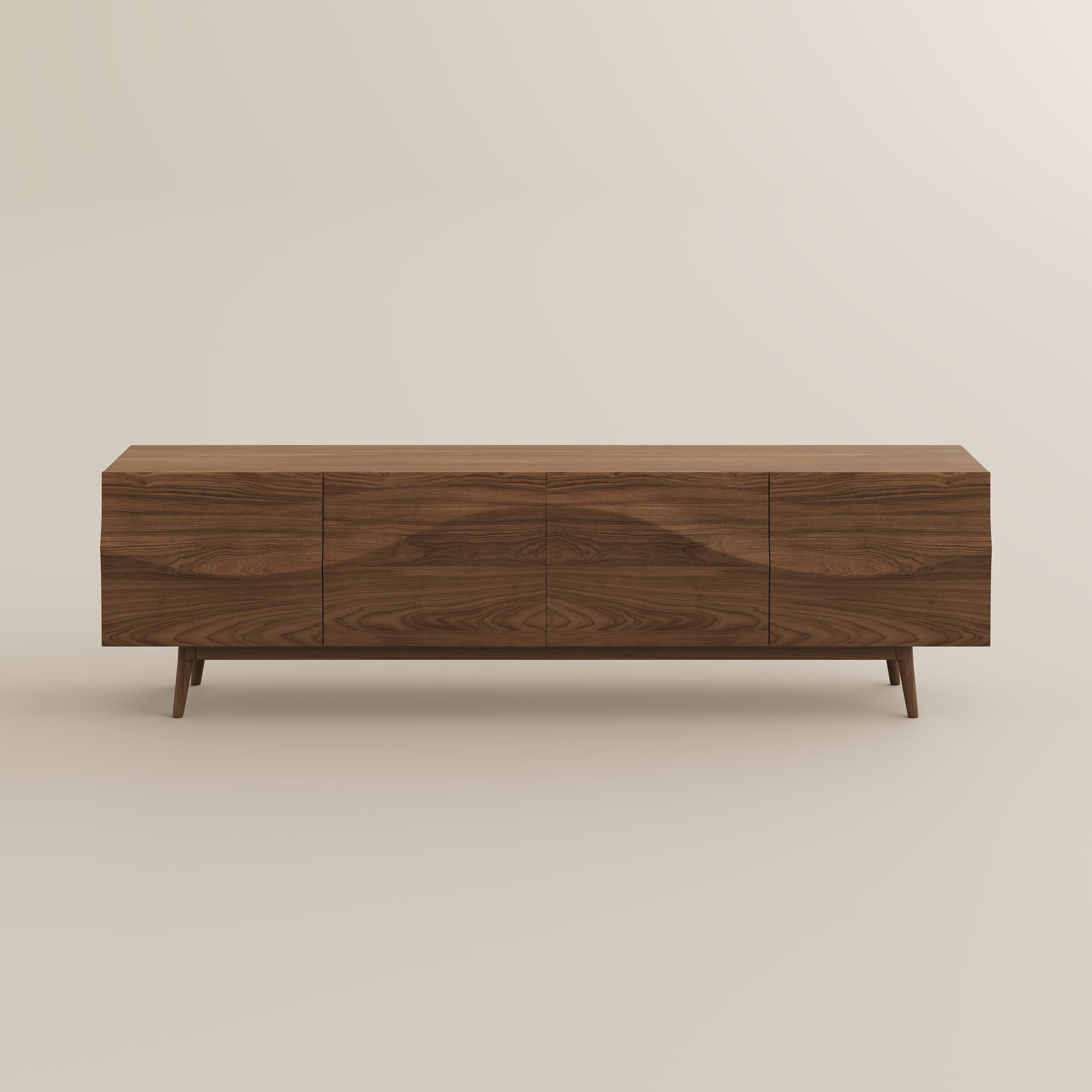 Mid Century Modern Dark Wood Wood TV Stands