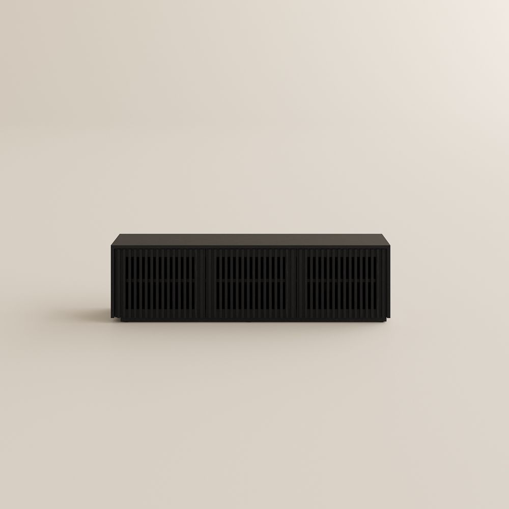 Low Black MDF TV Stands