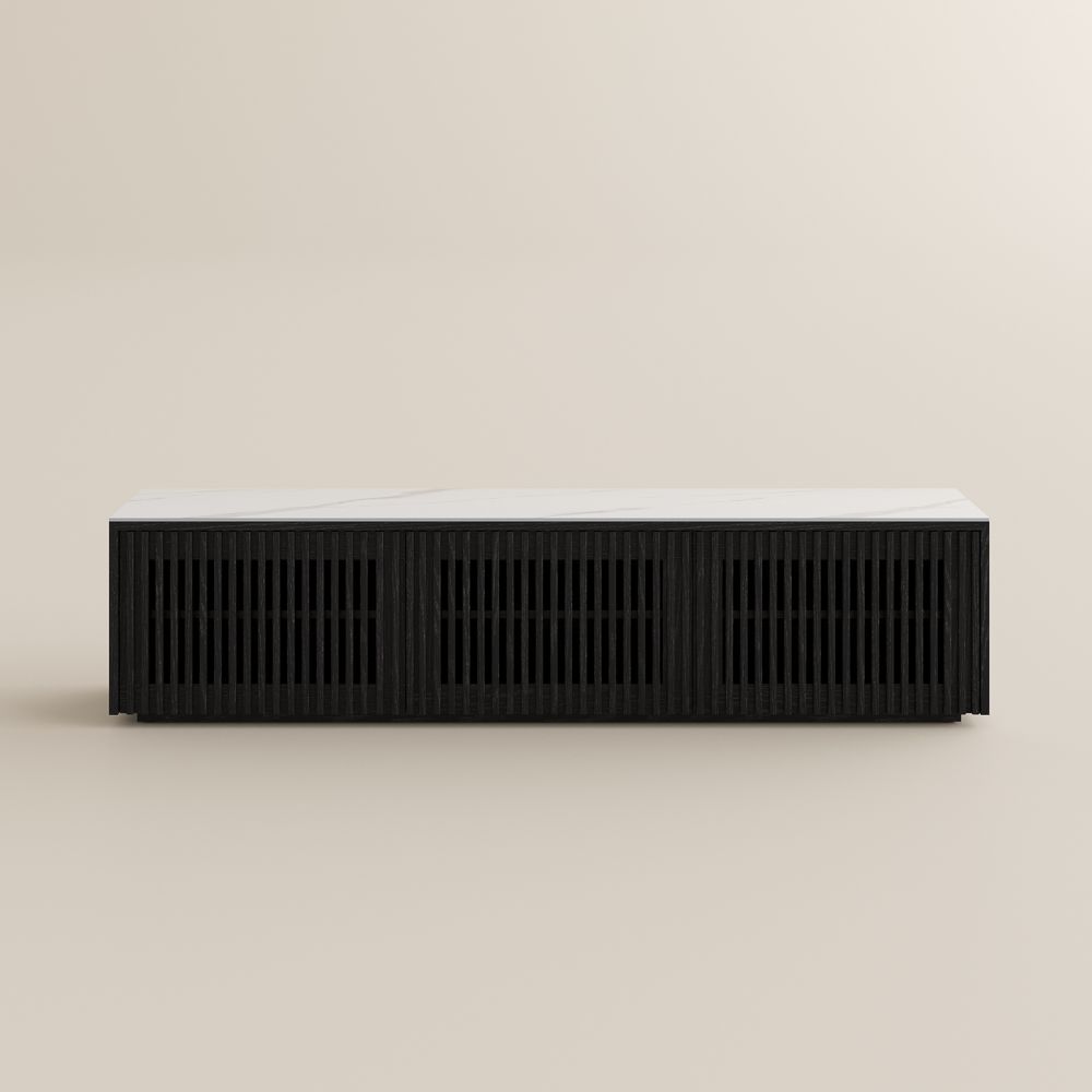 Living Room Black MDF TV Stands