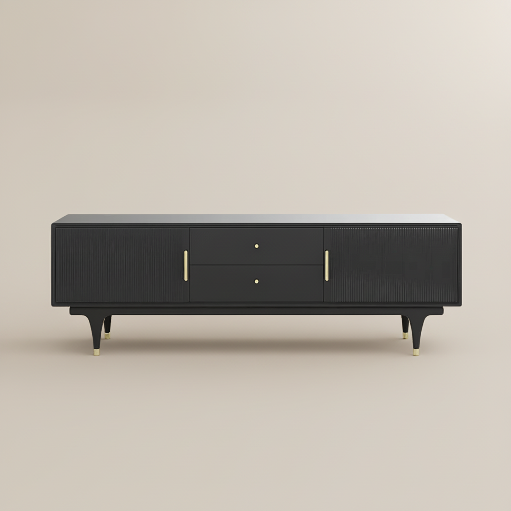 Black MDF TV Stands