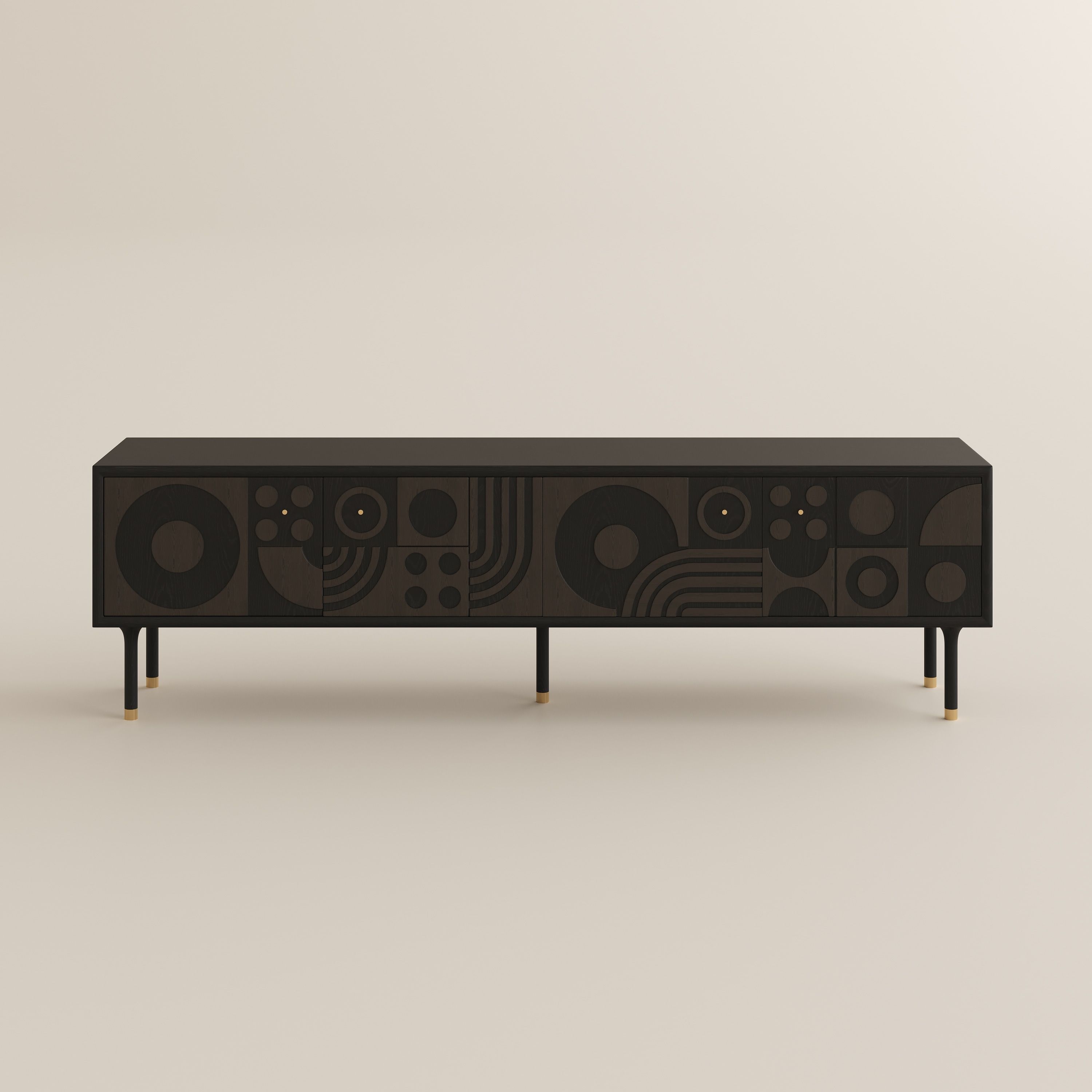 Floor TV Stand Smoky MDF TV Stands