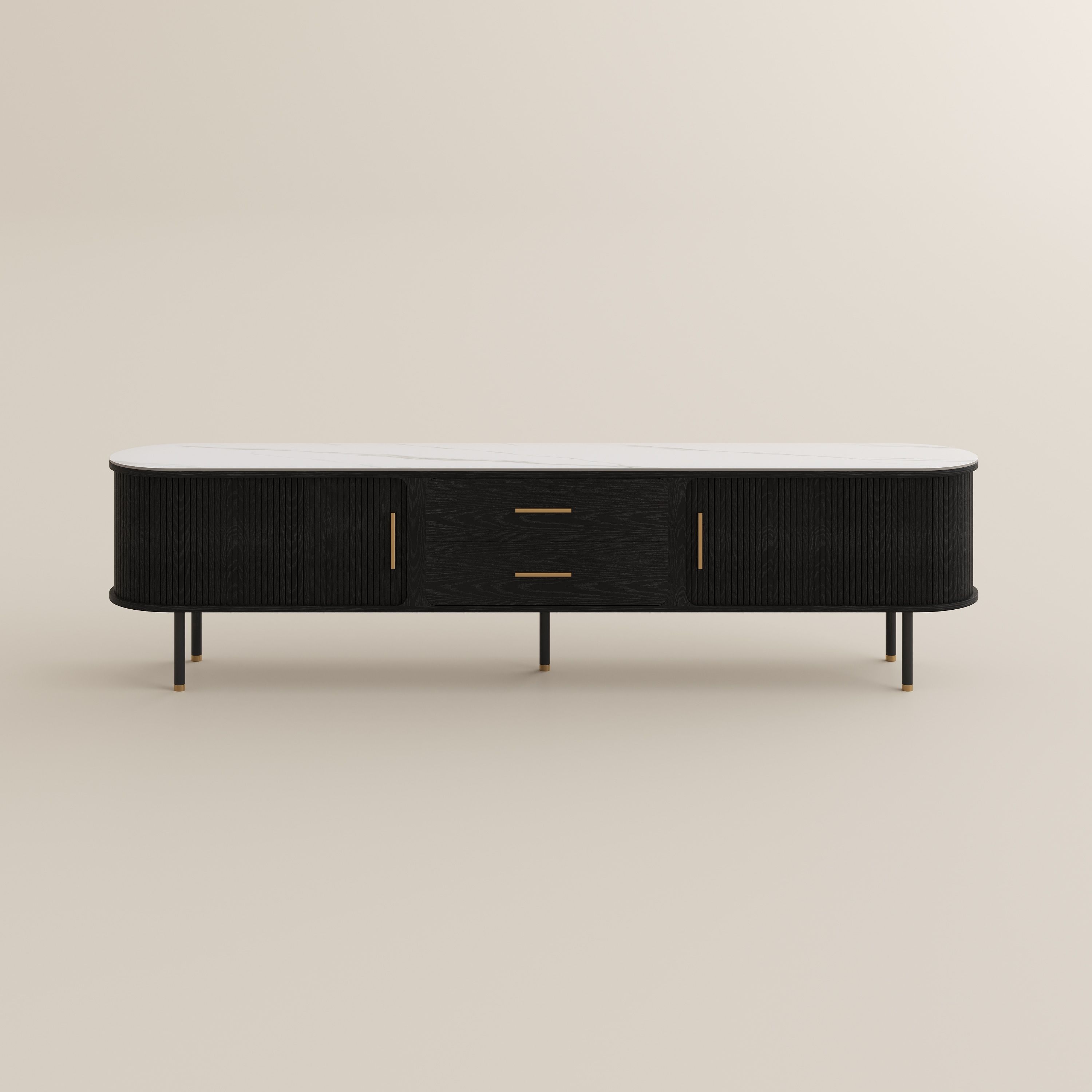 Black Plywood TV Stands