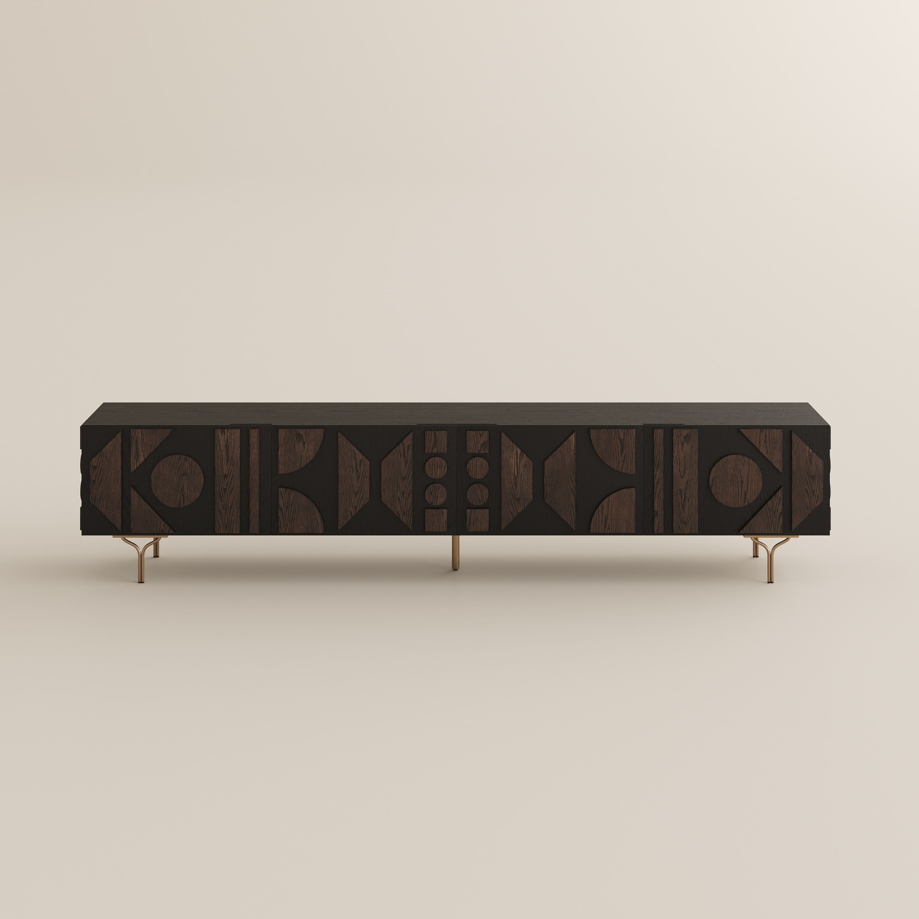 Floor TV Stand Smoky MDF TV Stands